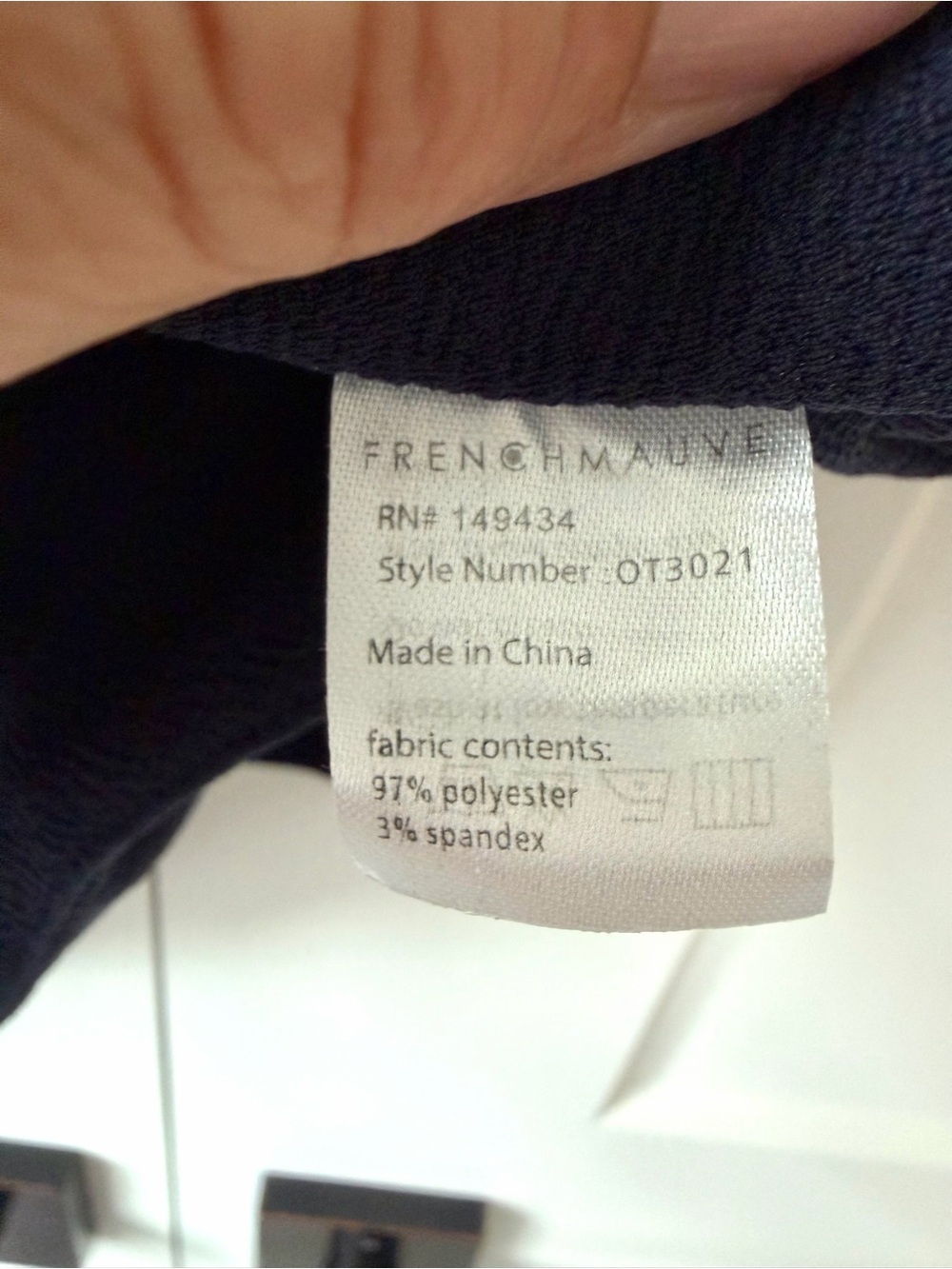 Frenchmauve Melanie tunic blazer - navy - Picture 3 of 4